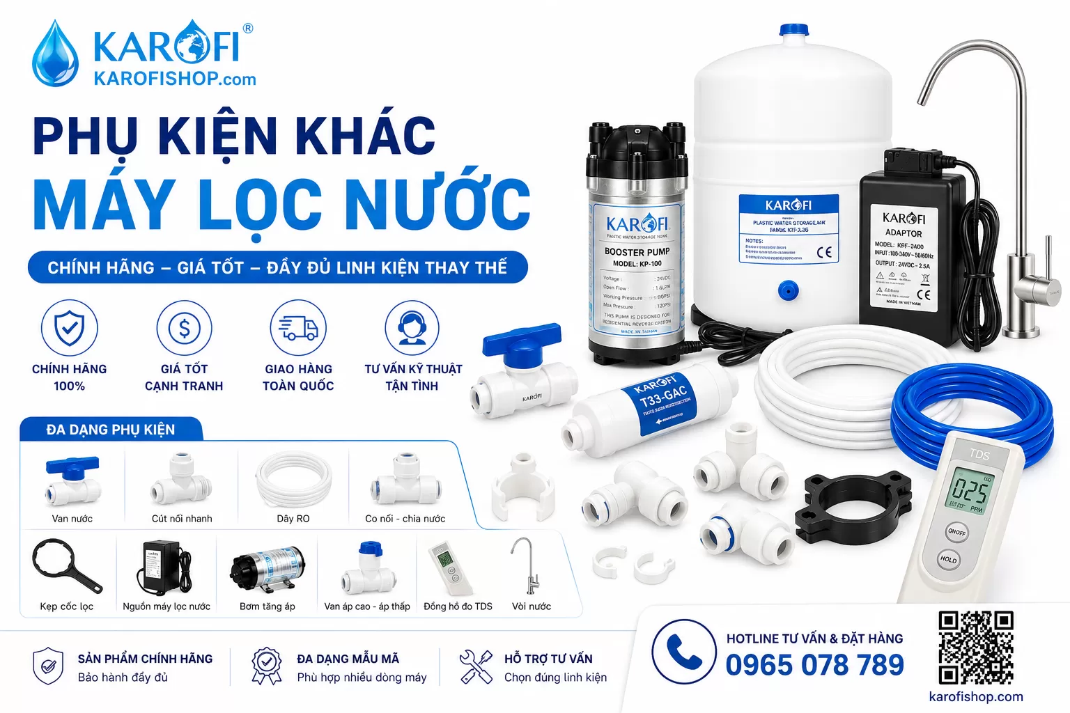 Phụ Kiện Khác Máy Lọc Nước Chính Hãng