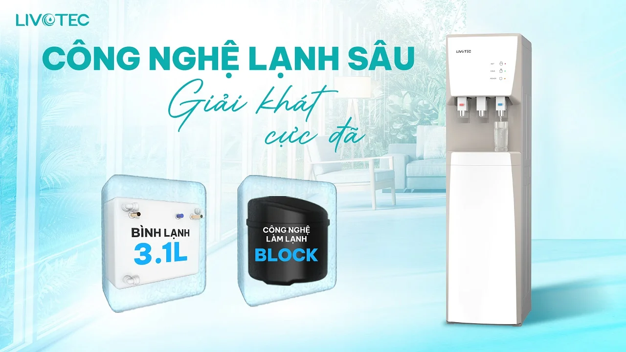 C&ocirc;ng nghệ l&agrave;m lạnh Block cho nước lạnh s&acirc;u