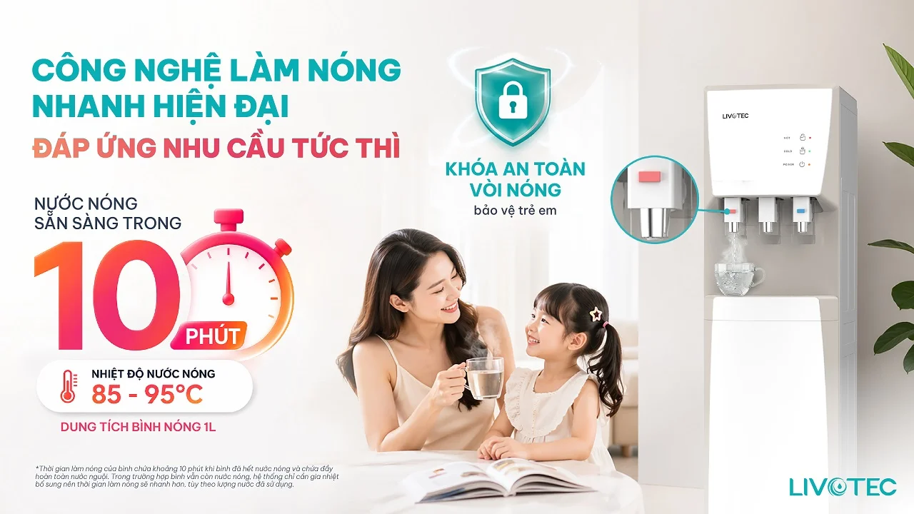 L&agrave;m n&oacute;ng nhanh, lu&ocirc;n c&oacute; nước n&oacute;ng khi cần