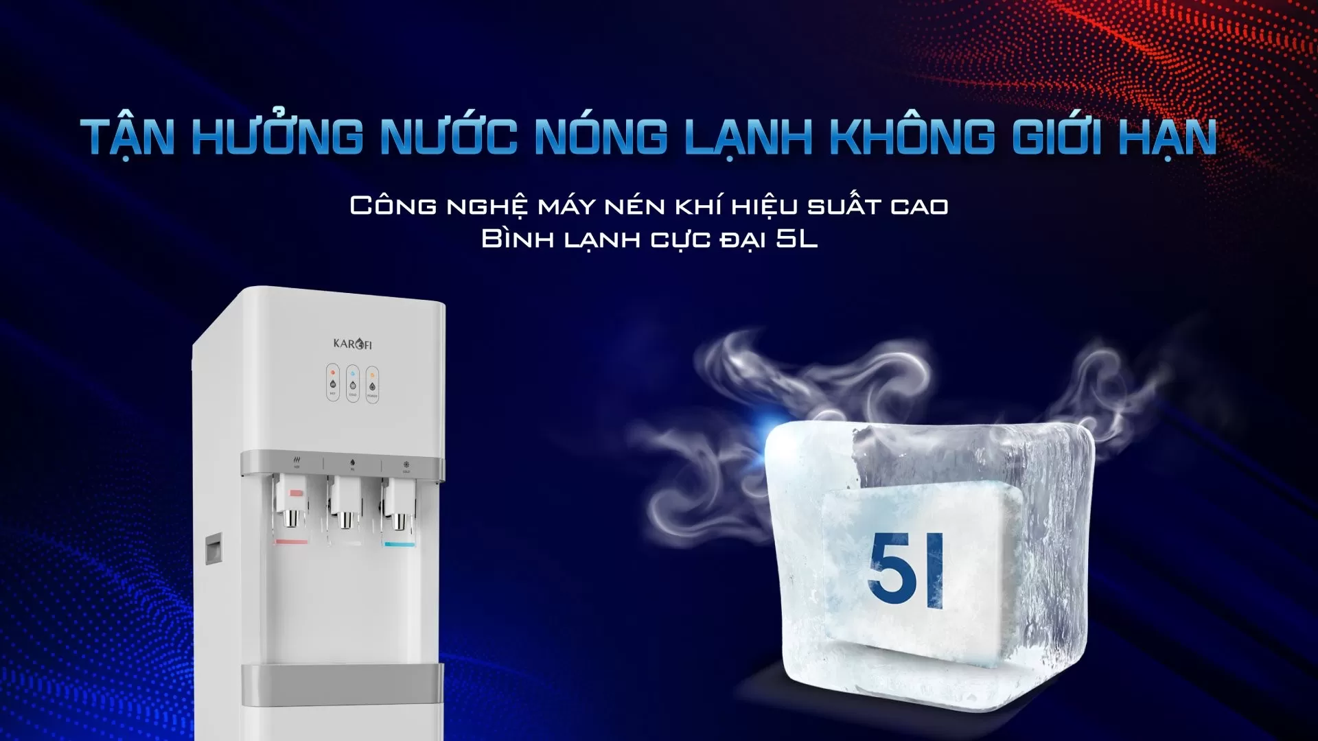Dung Tích Bình Lạnh Lớn 5 Lít