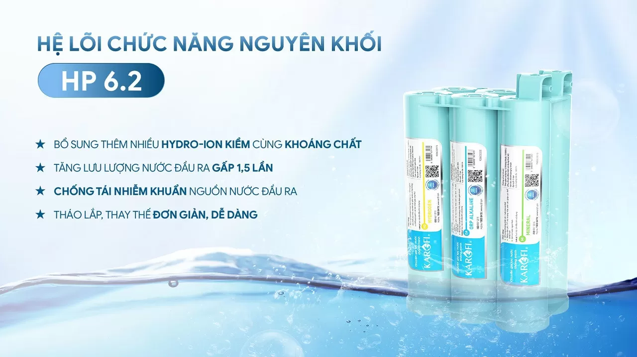 Karofi KAD-GB65 D&ugrave;ng hệ l&otilde;i chức năng HP 6.2