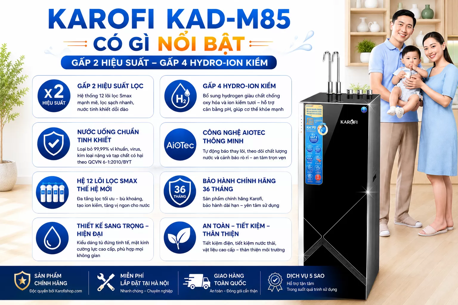 Karofi KAD-M85 có gì nổi bật