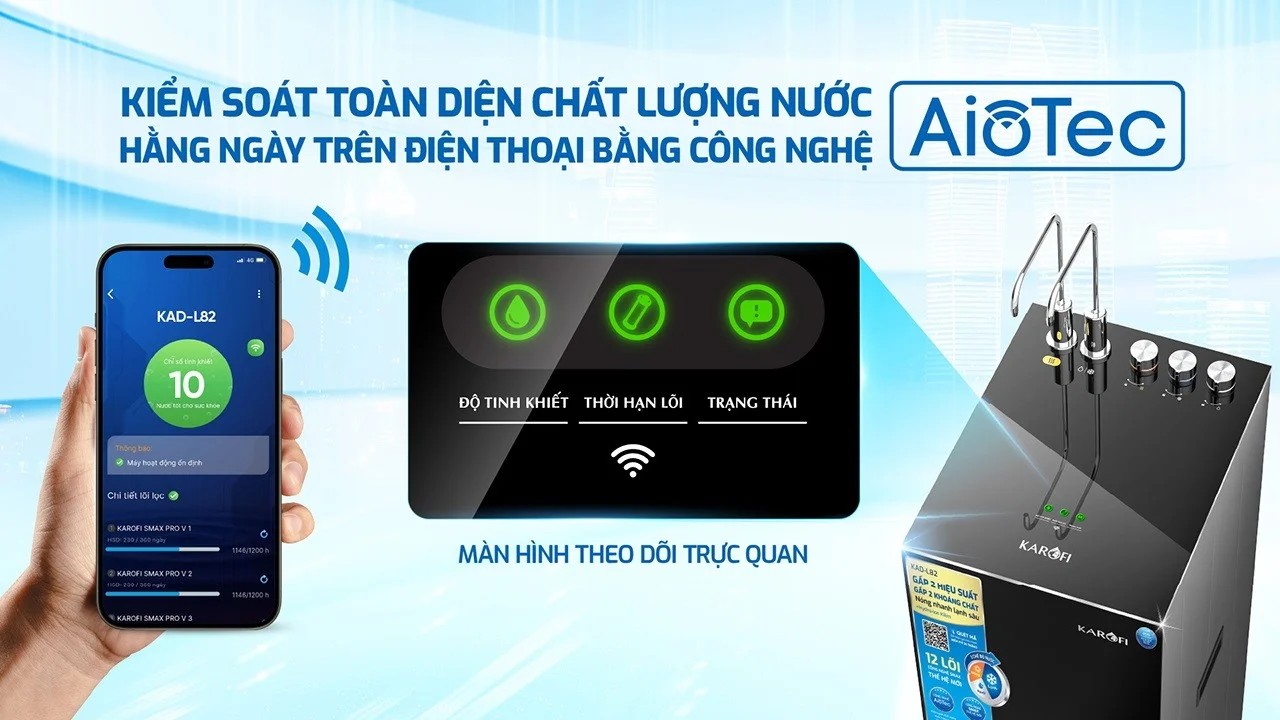 Karofi L82 Công nghệ AioTec thông minh