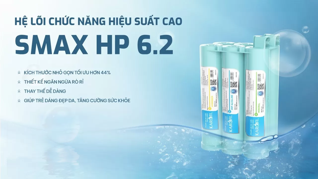 Karofi L55 dùng lõi chức năng HP 6.2 thay nhanh