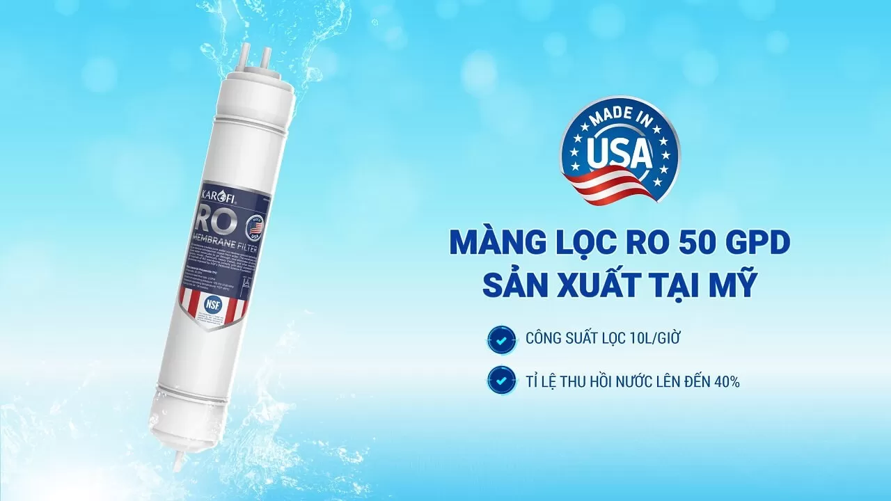 Màng RO 50 GPD sản xuất tại Mỹ