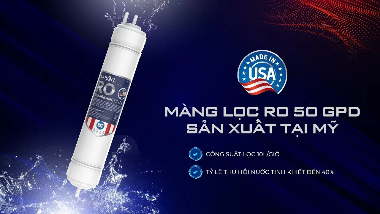 Màng RO 50 GPD Sản Xuất Tại Mỹ