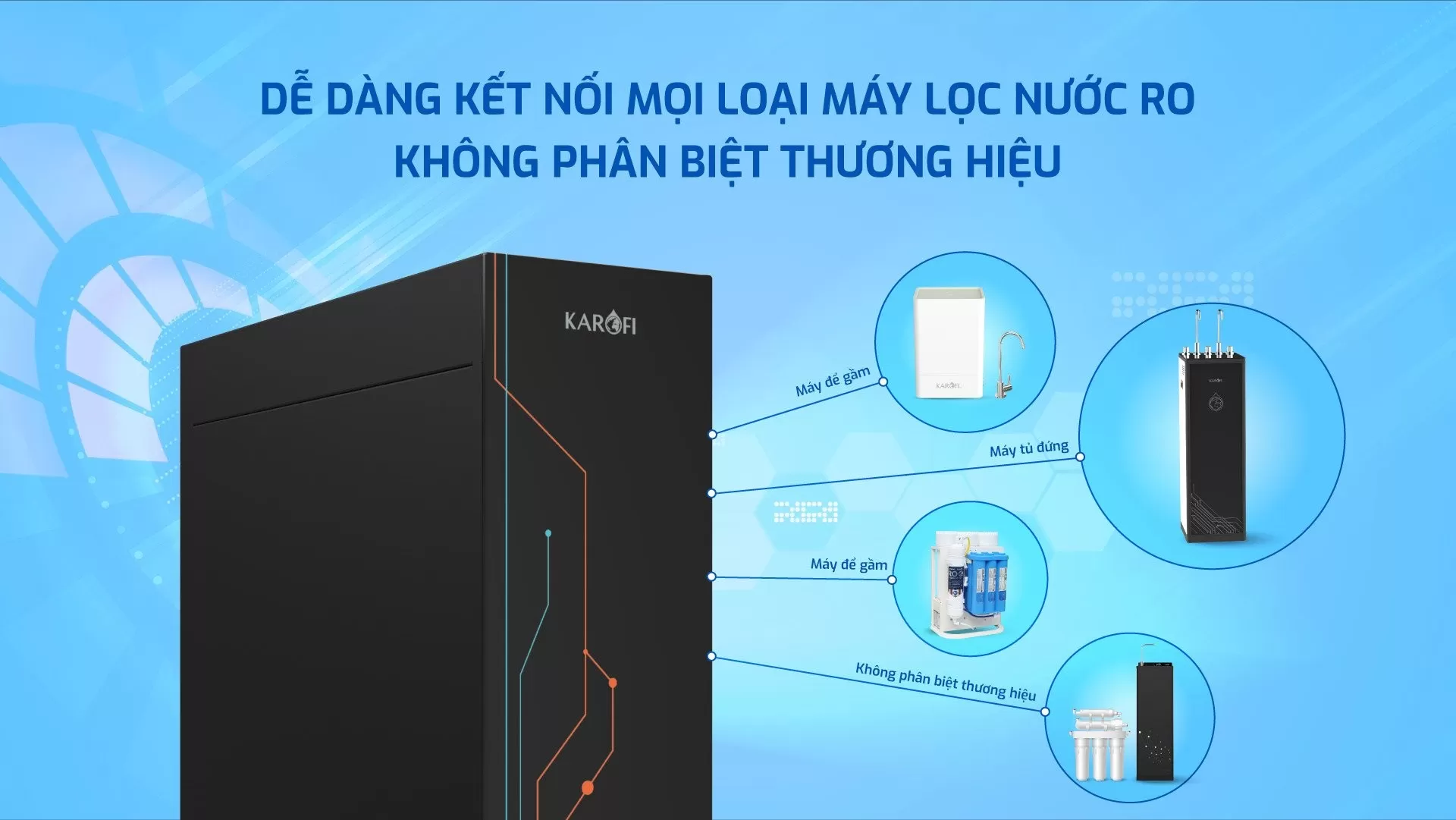 M&aacute;y L&agrave;m N&oacute;ng Lạnh Karofi KAO-T90