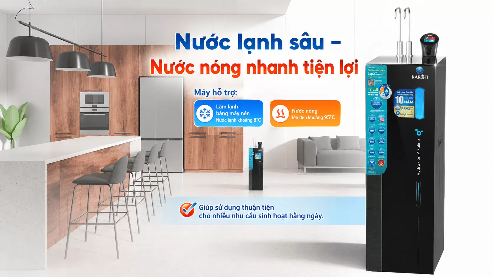 Nước lạnh s&acirc;u &ndash; Nước n&oacute;ng nhanh tiện lợi