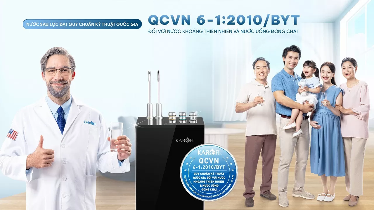 Nước Sau Lọc Đạt Chuẩn QCVN 6-1:2010/BYT