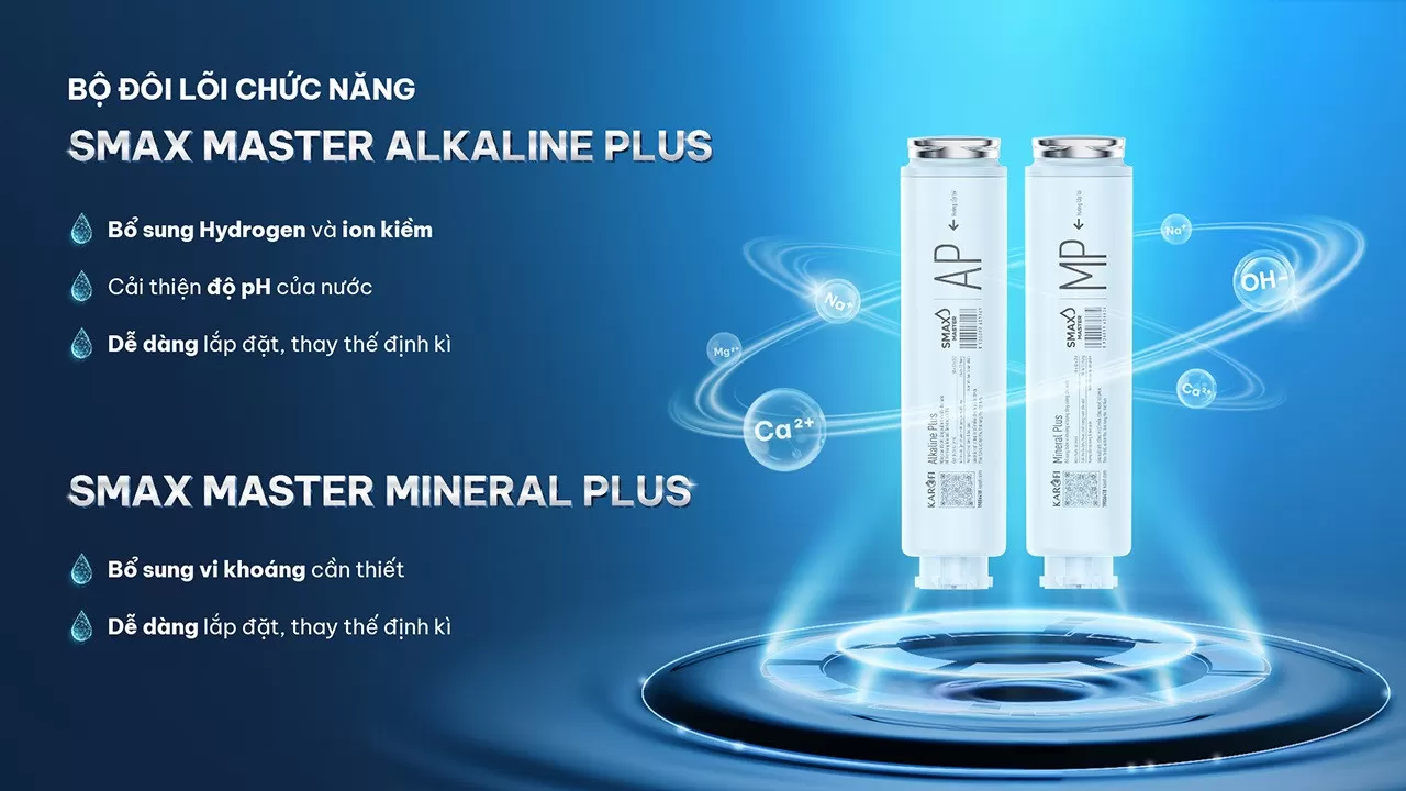 Bộ đ&ocirc;i Mineral Plus & Alkaline Plus