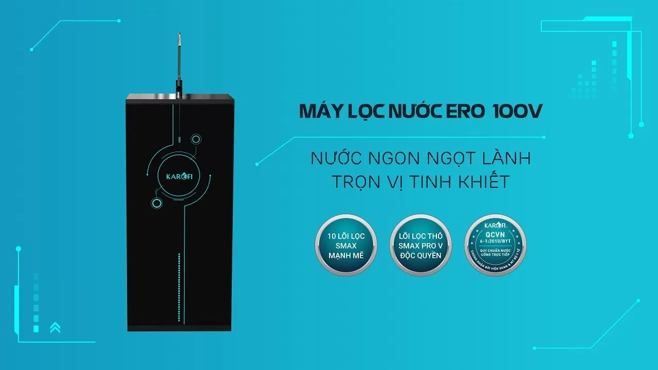 Gi&aacute; M&aacute;y Lọc Nước Karofi ERO100V Mới 2026