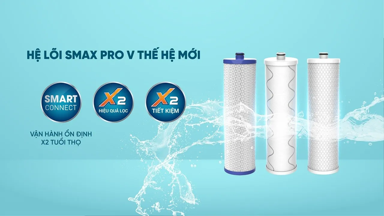 Hệ l&otilde;i lọc th&ocirc; Smax Pro V