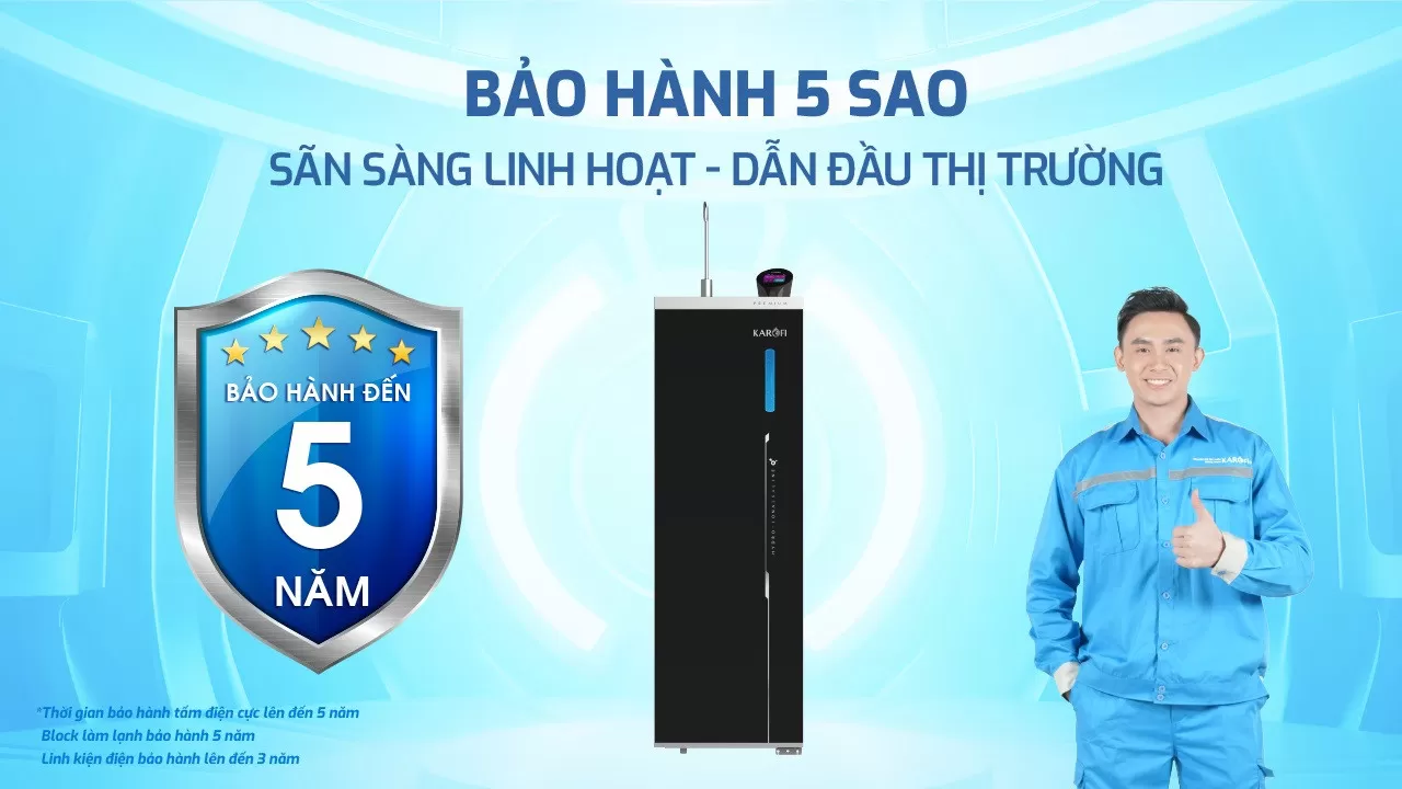 Karofi KAE-S68 Pro được &aacute;p dụng Bảo h&agrave;nh ch&iacute;nh h&atilde;ng 36 th&aacute;ng Bảo h&agrave;nh điện cực theo ch&iacute;nh s&aacute;ch h&atilde;ng Hỗ trợ kỹ thuật trong qu&aacute; tr&igrave;nh sử dụng