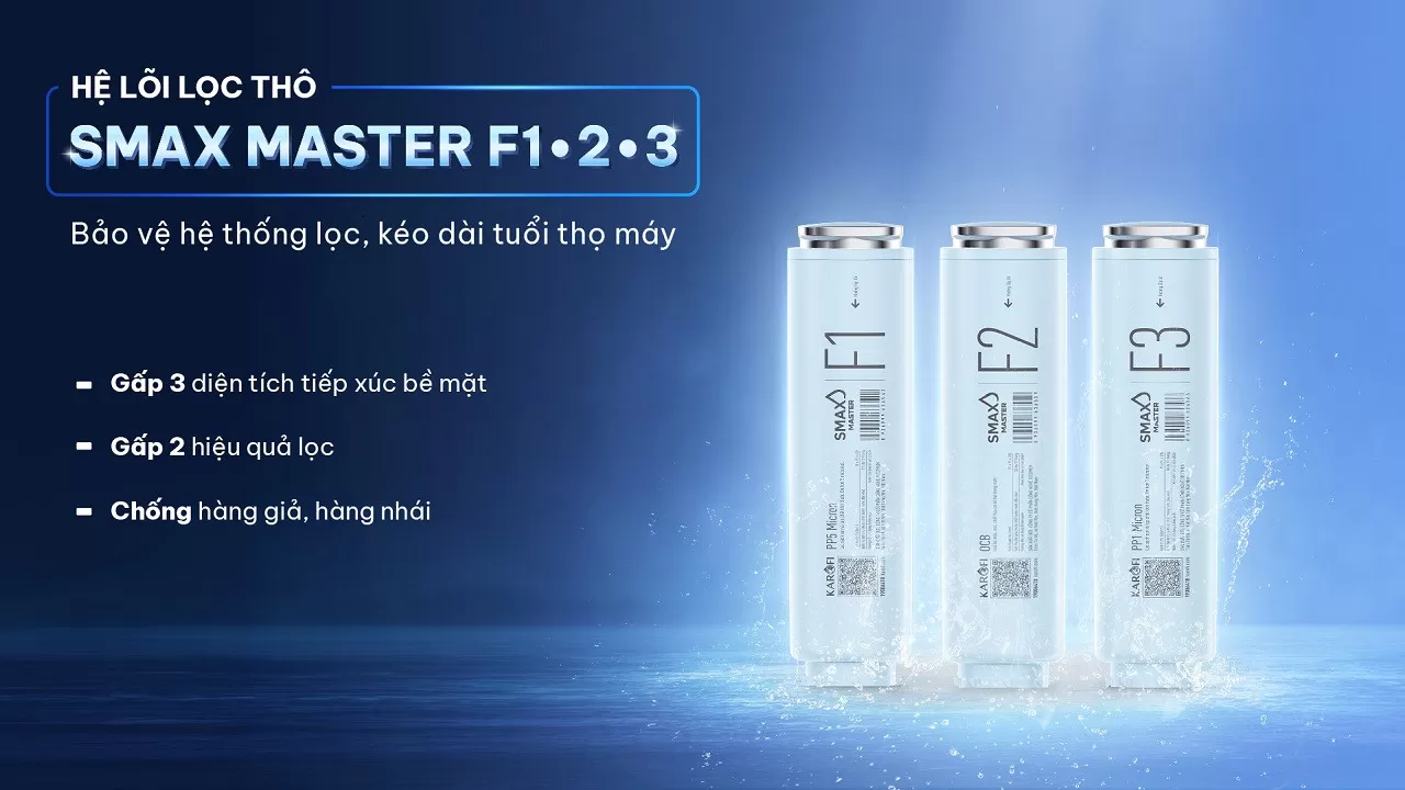 L&otilde;i lọc th&ocirc; Smax Master &ndash; Tăng hiệu quả xử l&yacute; nước đầu v&agrave;o
