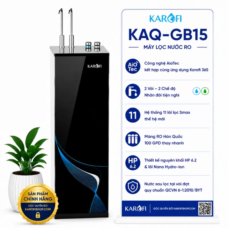 Máy lọc nước Karofi KAQ-GB15