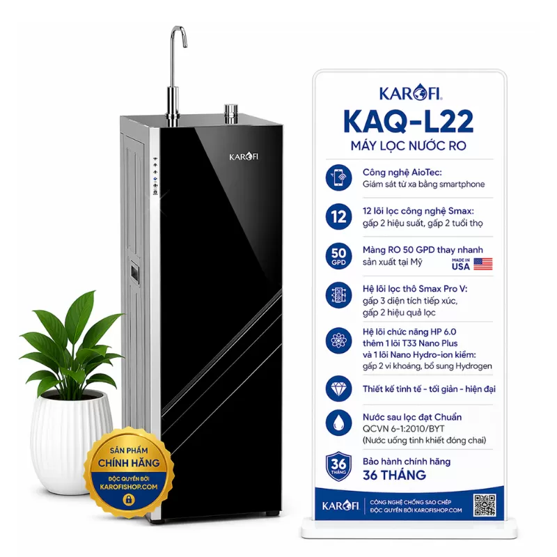Máy lọc nước Karofi KAQ-L22