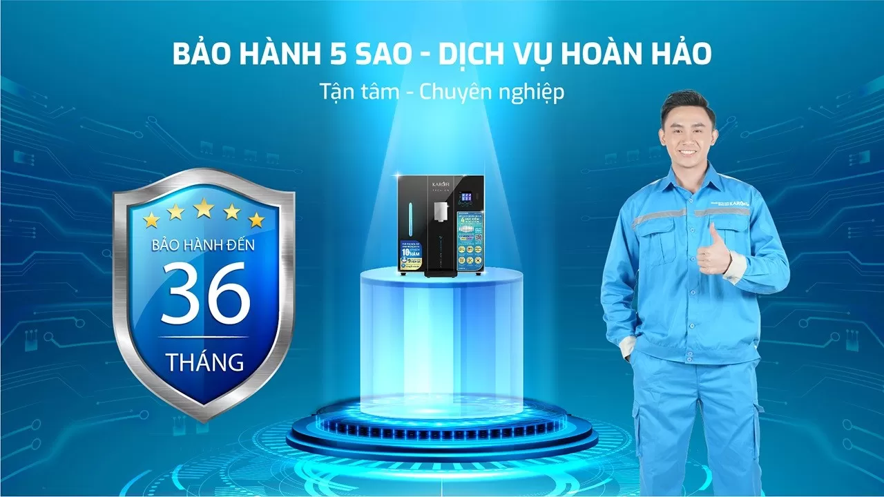 Karofi DA9 Premium Bảo h&agrave;nh ch&iacute;nh h&atilde;ng l&ecirc;n đến 36 th&aacute;ng