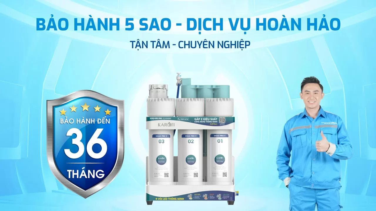 Karofi U95 Pro bảo h&agrave;nh 3 năm tại nh&agrave;