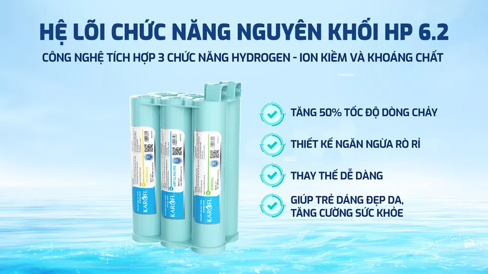 Karofi U95 Pro trang bị bộ chức năng HP 6.2