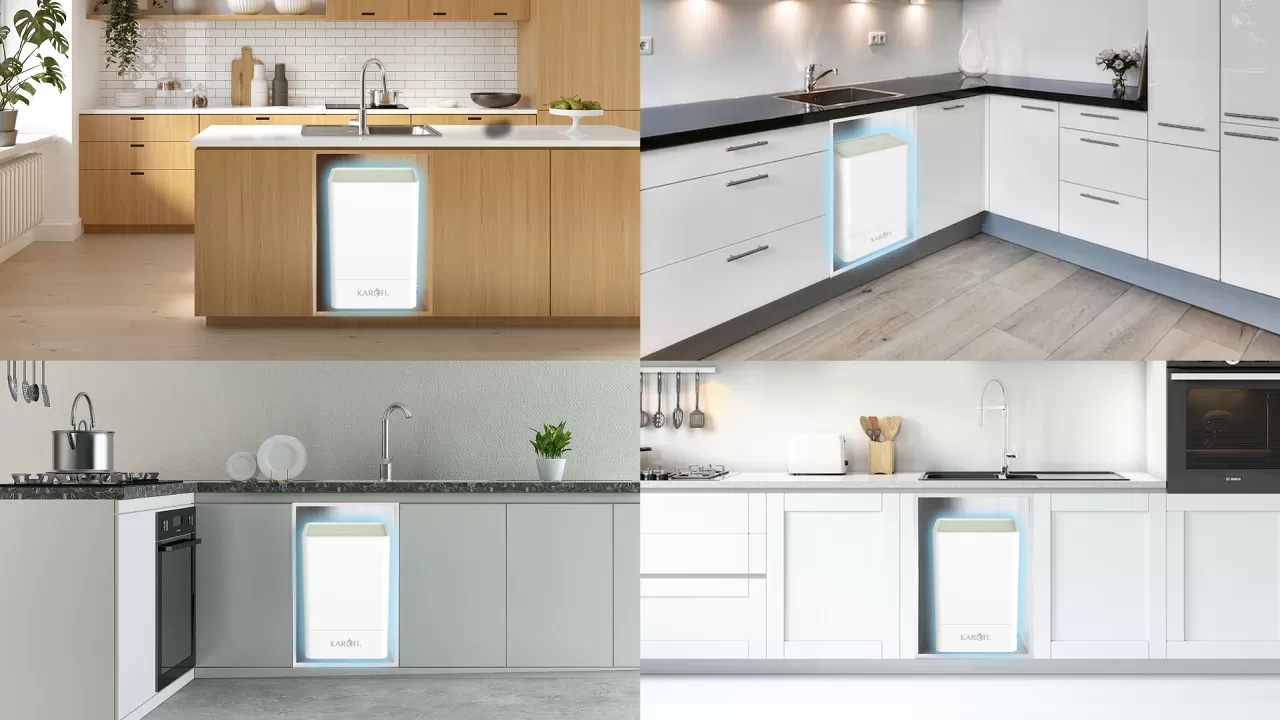 Karofi U98 lắp tại nh&agrave; kh&aacute;ch