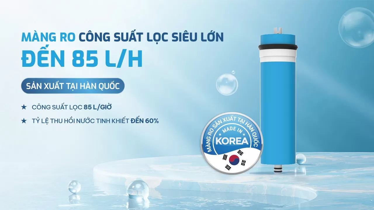 M&agrave;ng RO 600 GPD H&agrave;n Quốc si&ecirc;u mạnh