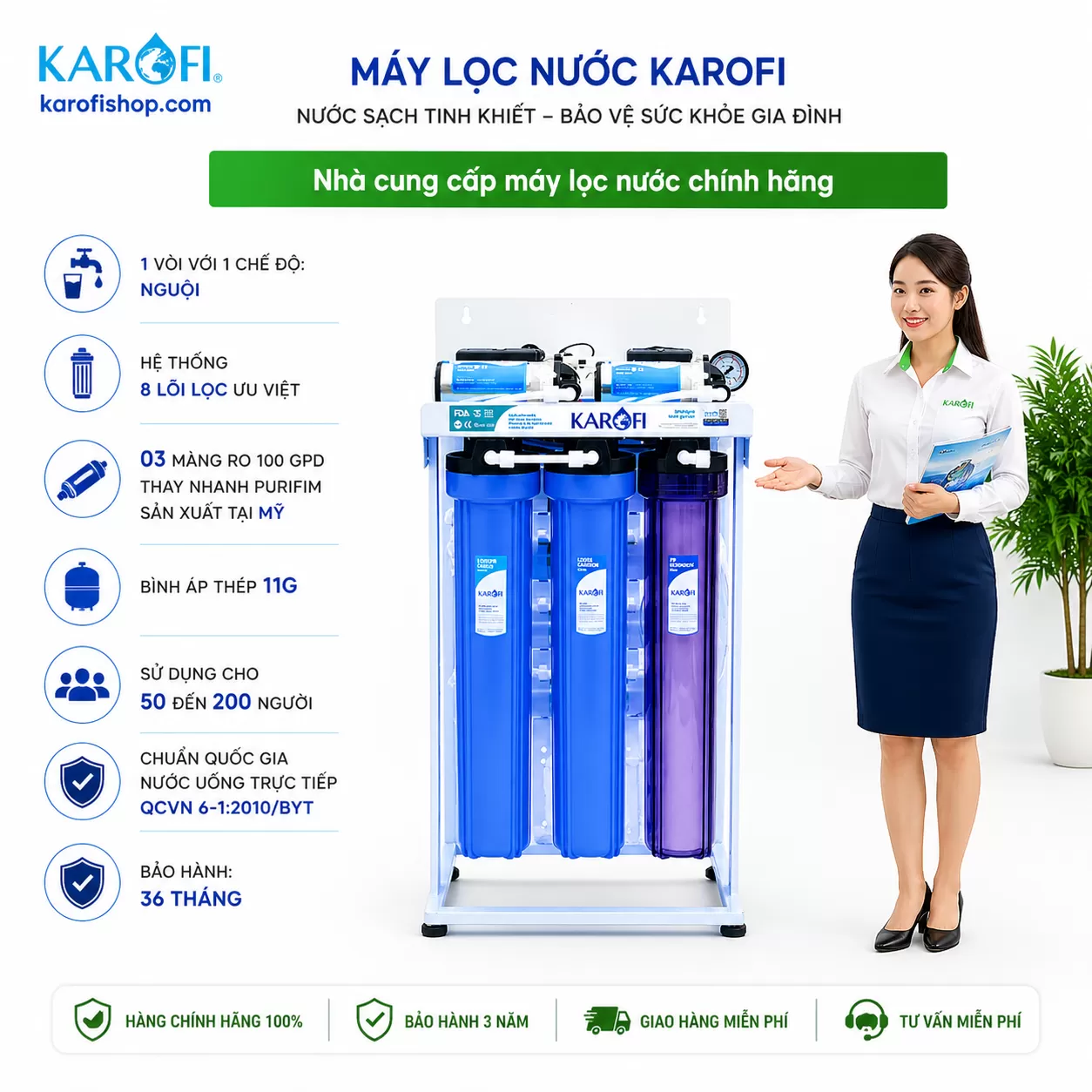 Gi&aacute; m&aacute;y lọc nước KT-KB50 hiện nay