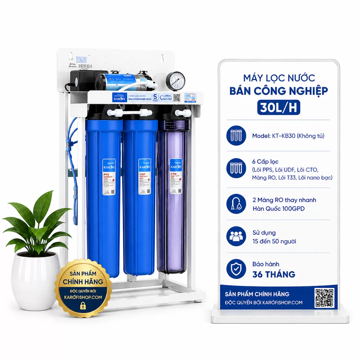 Máy lọc  nước bán công nghiệp KT-KB30