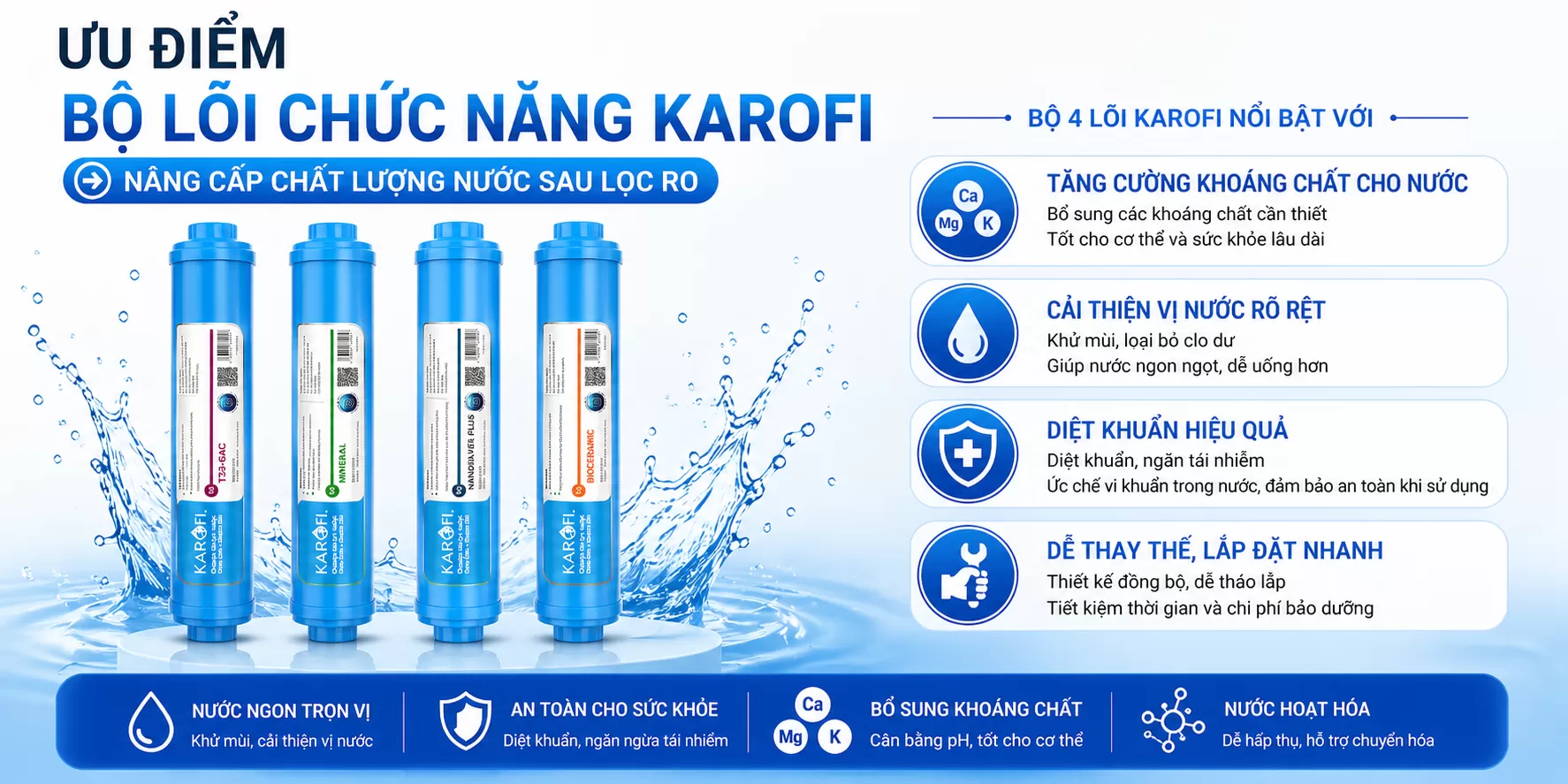 Ưu điểm bộ l&otilde;i chức năng Karofi