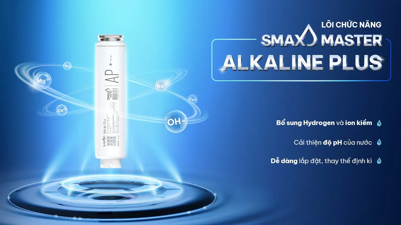 L&otilde;i Karofi Smax Master Alkaline Plus ch&iacute;nh h&atilde;ng