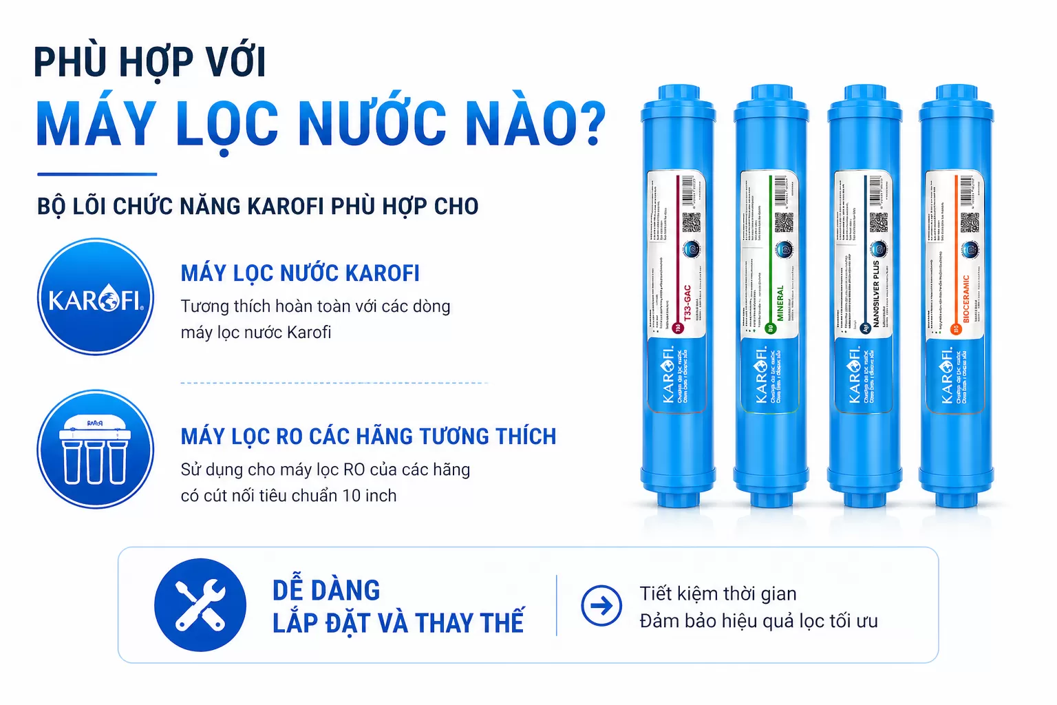 Ph&ugrave; hợp với m&aacute;y lọc nước n&agrave;o