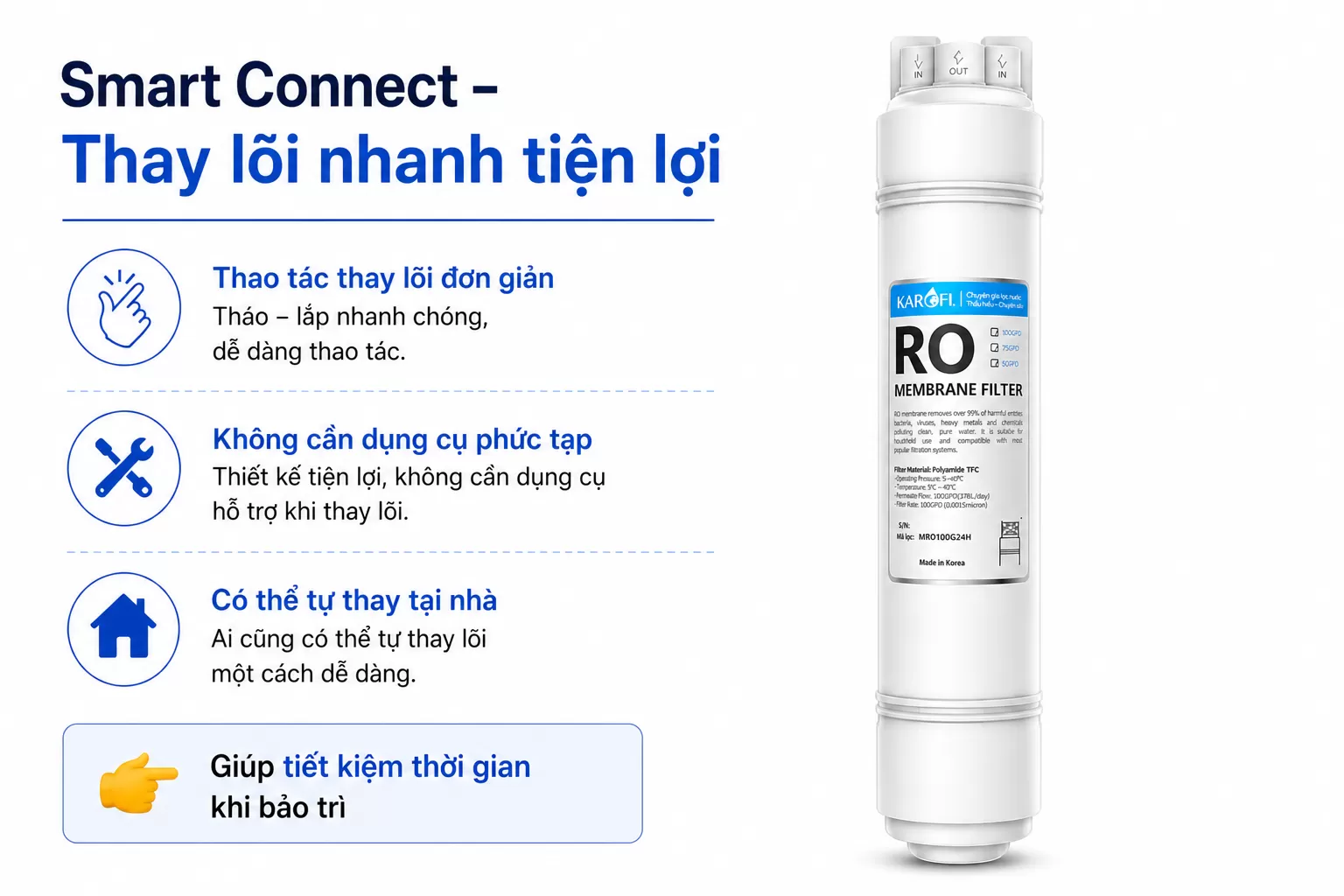 Smart Connect &ndash; Thay l&otilde;i nhanh tiện lợi