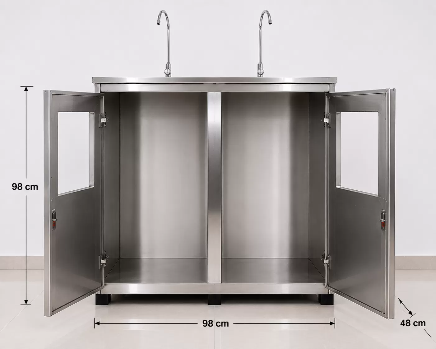 Vỏ tủ Inox máy lọc nước bán công nghiệp