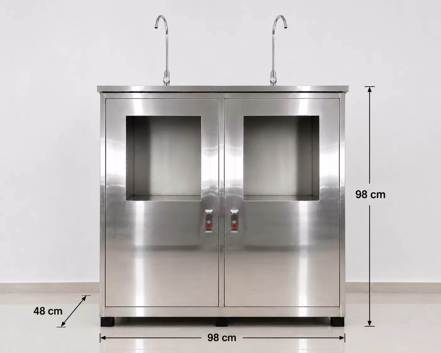 Vỏ tủ Inox máy lọc nước bán công nghiệp