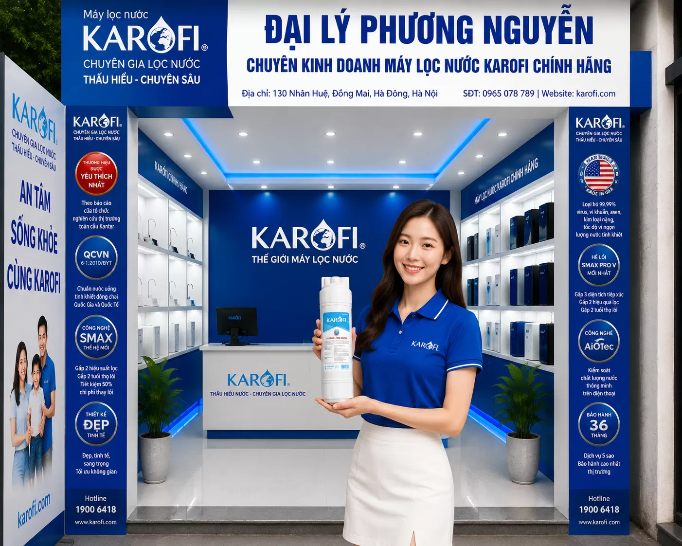Mua lõi lọc nước tại Hà Nội ở đâu