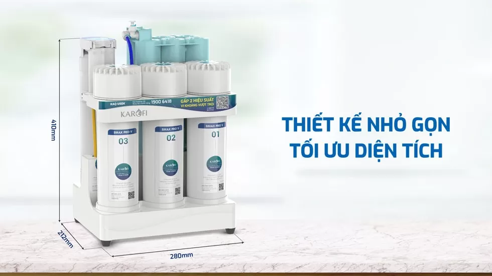 So sánh máy lọc nước Karofi U50K vs U03 Pro