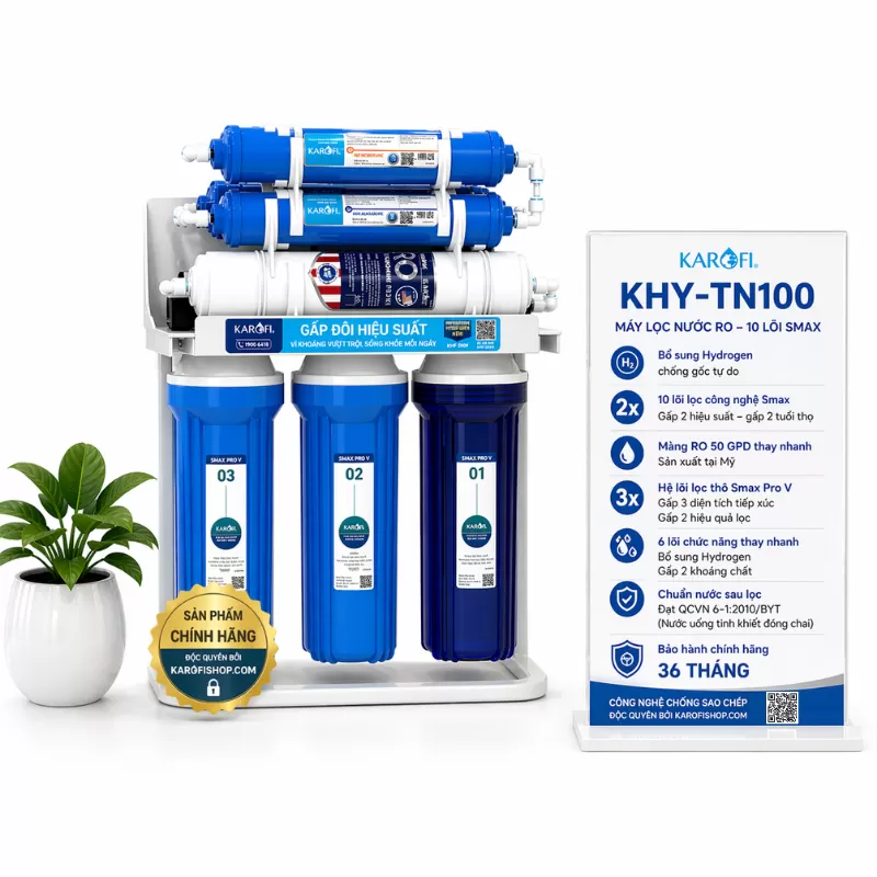 Máy lọc nước karofi KHY-TN100