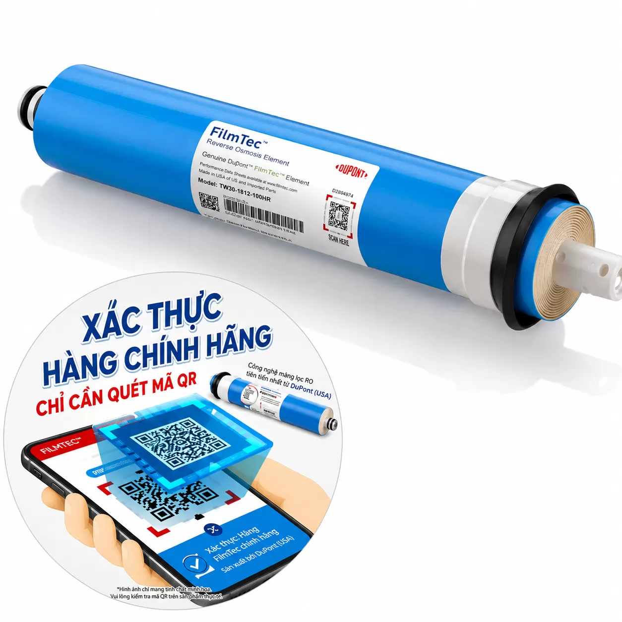 Màng RO DuPont TW30-1812-100HR