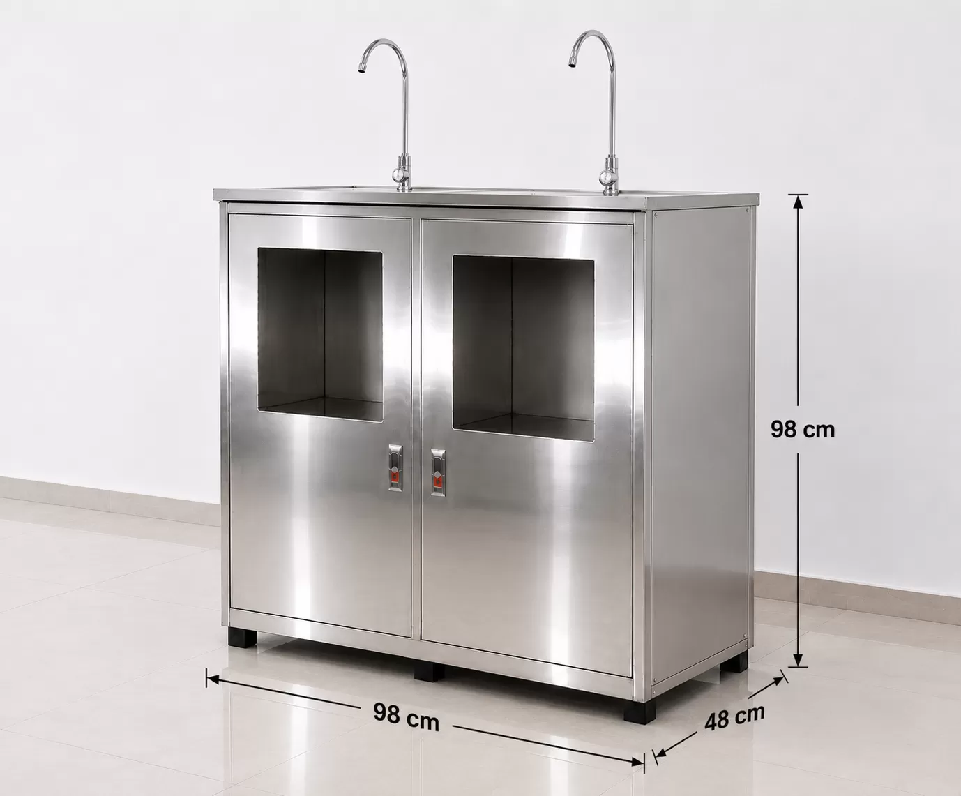 Vỏ tủ Inox máy lọc nước bán công nghiệp