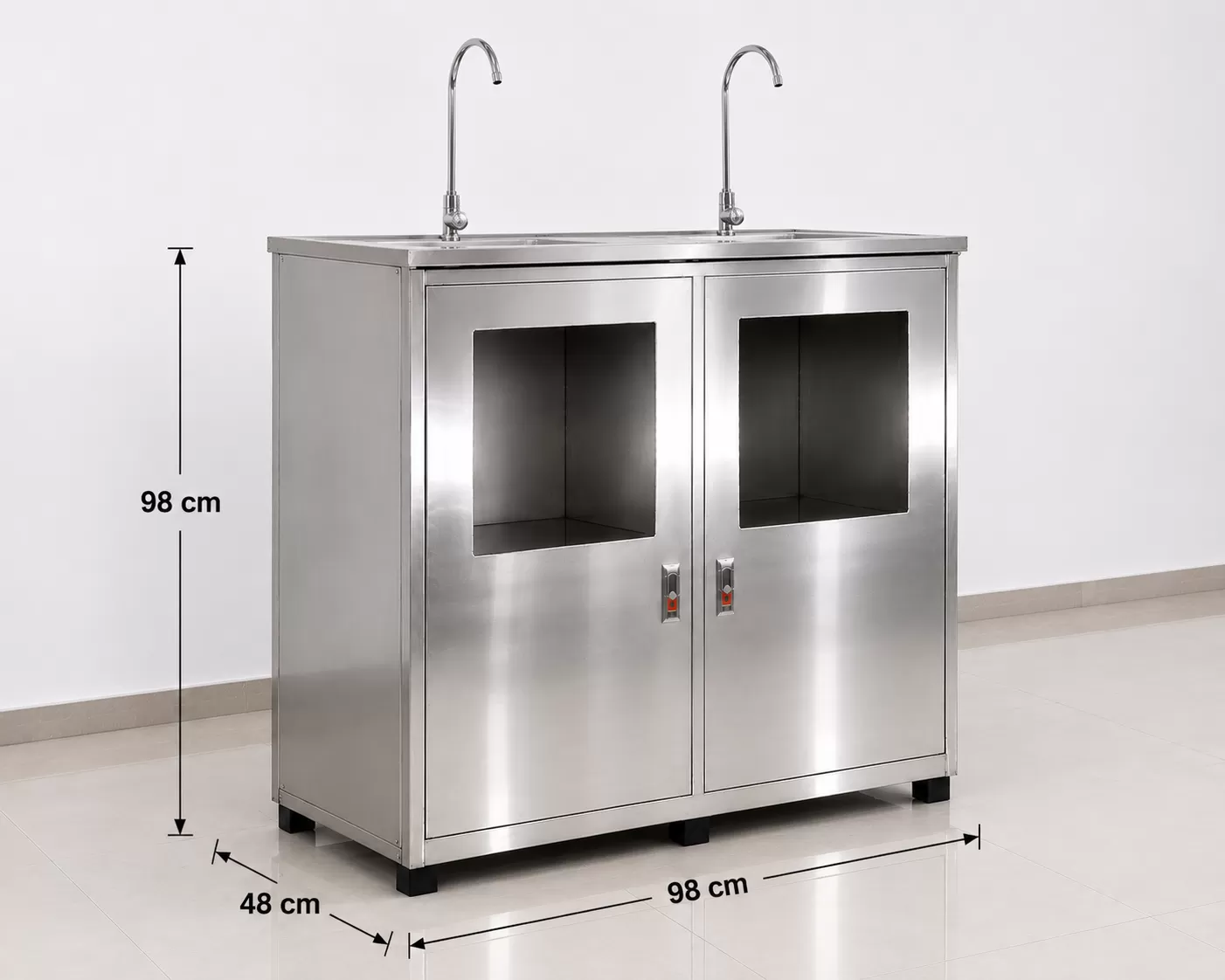 Vỏ tủ Inox máy lọc nước bán công nghiệp