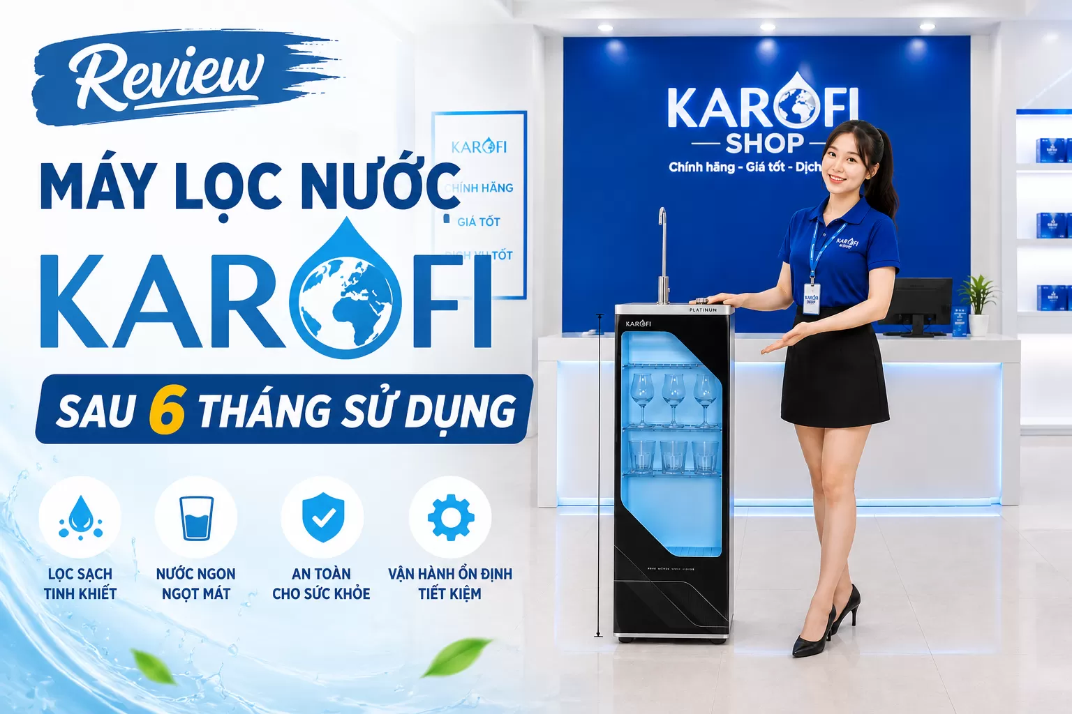 Review Máy Lọc Nước Karofi Sau 6 Tháng Sử Dụng